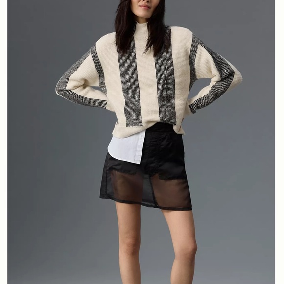 By Anthropologie Mock-Neck Pullover Sweater - Picture 3 of 5